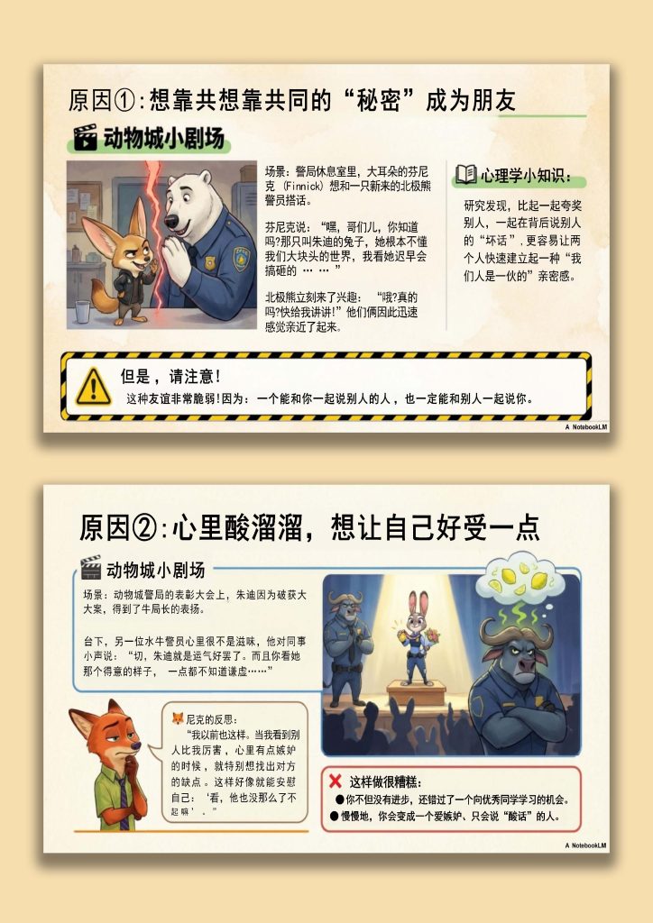 图片[4]-【交友友谊】主题班会：远离背后蛐蛐_让友谊在阳光下绽放-疯狂动物城2主题-桃李PPT-专为教师打造的精品课件库