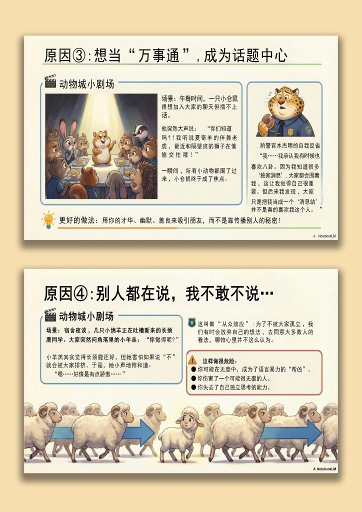 图片[5]-【交友友谊】主题班会：远离背后蛐蛐_让友谊在阳光下绽放-疯狂动物城2主题-桃李PPT-专为教师打造的精品课件库