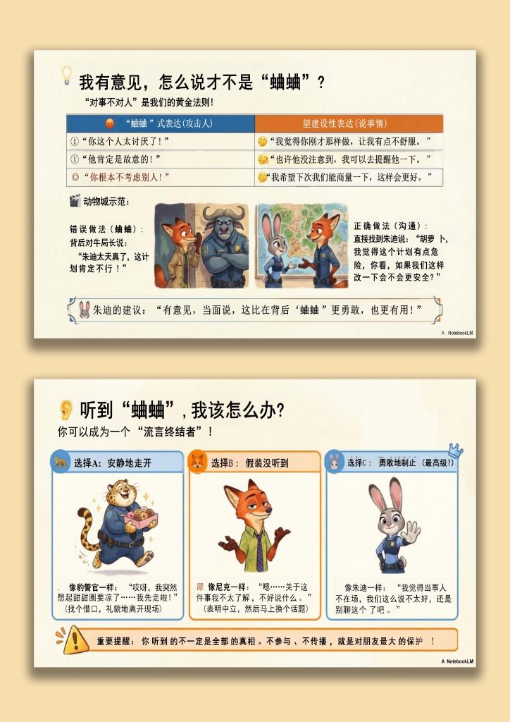 图片[8]-【交友友谊】主题班会：远离背后蛐蛐_让友谊在阳光下绽放-疯狂动物城2主题-桃李PPT-专为教师打造的精品课件库