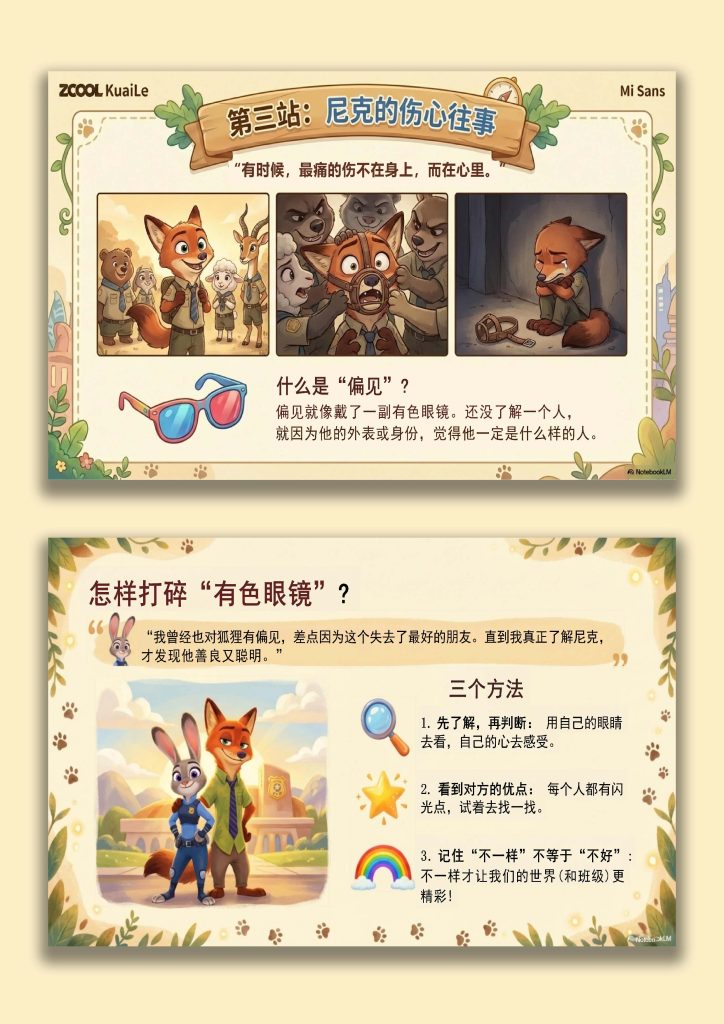 图片[4]-【通用】【人际交往】主题班会：是TA先骂我的？是TA先动手的？(疯狂动物城)-桃李PPT-专为教师打造的精品课件库