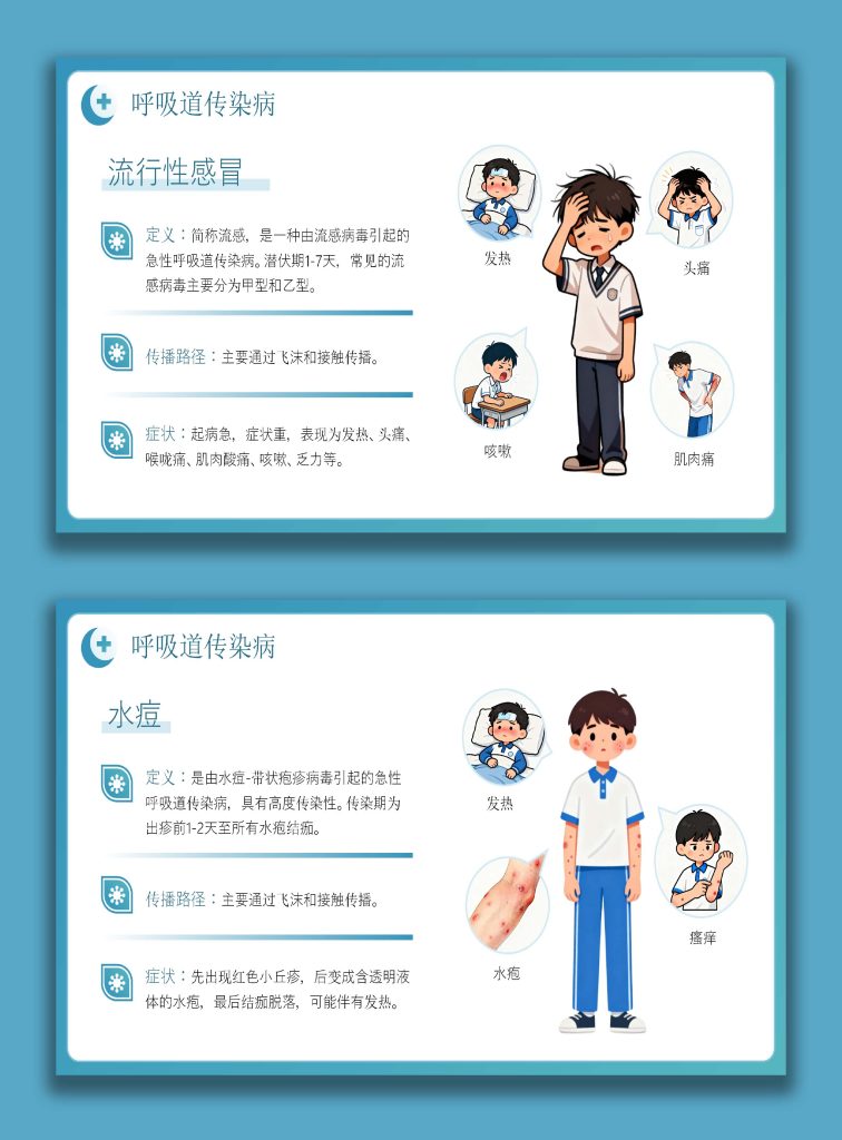 图片[5]-【通用】校园【秋冬】传染病预防主题班会-桃李PPT-专为教师打造的精品课件库