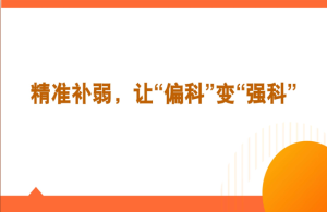 【学法班会】学法指导主题班会《精准补弱，让弱科变强科》-桃李PPT-专为教师打造的精品课件库